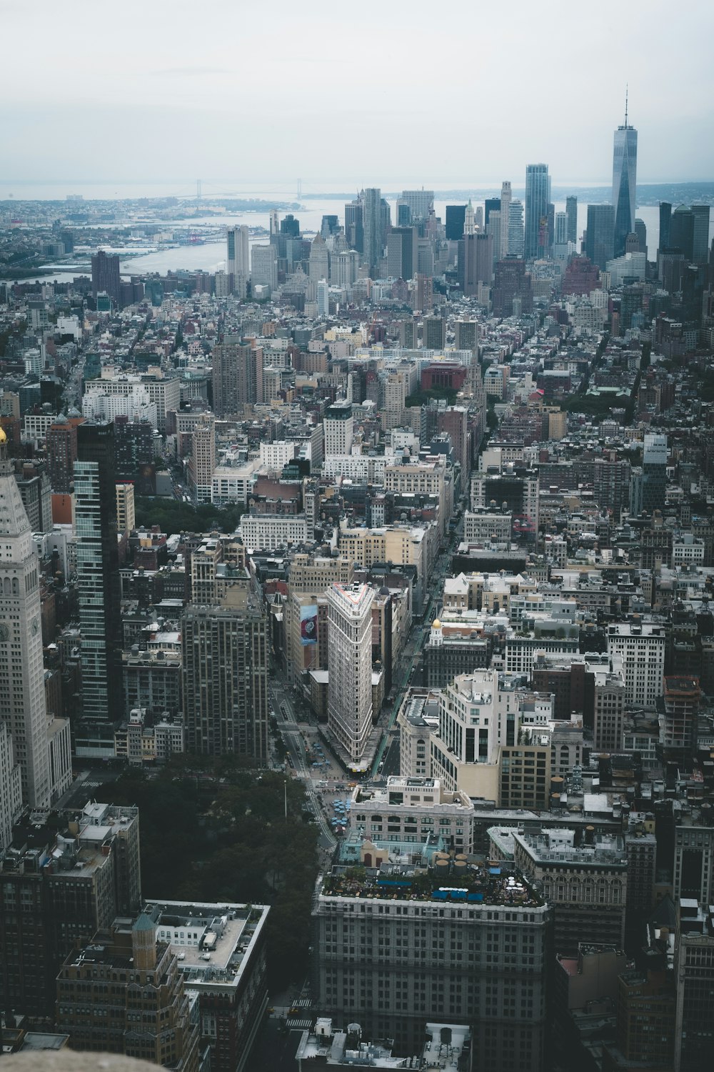 foto aérea da cidade