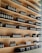brown wooden shelf