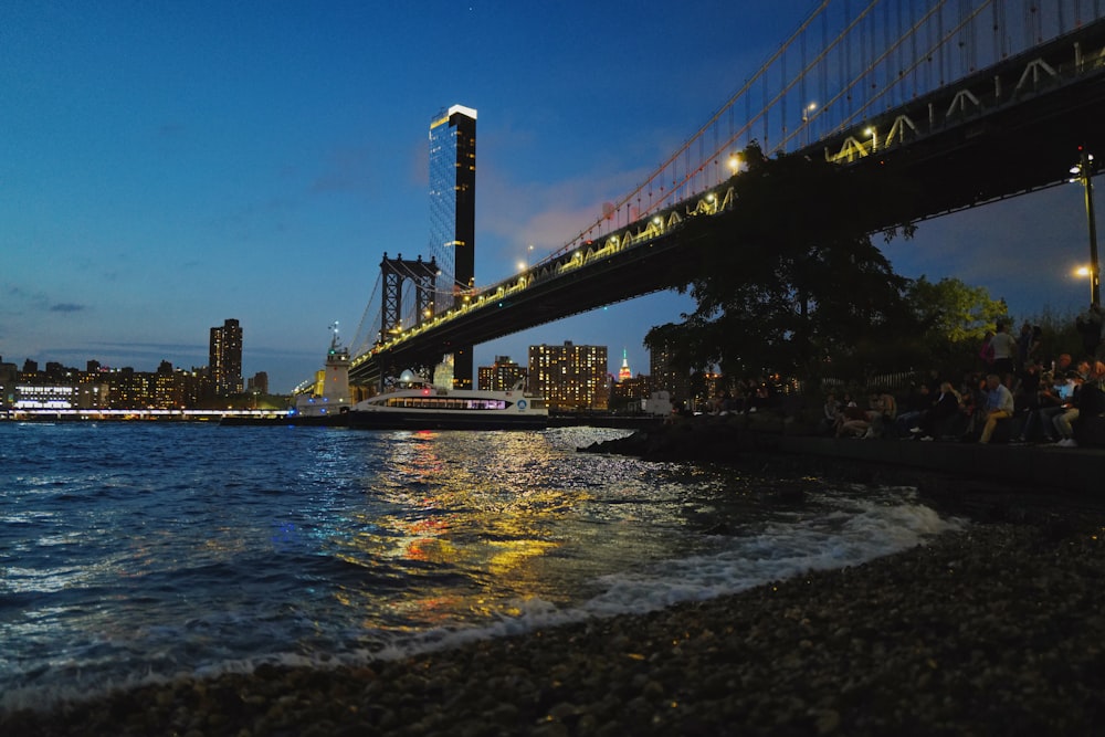 bridge above body of water