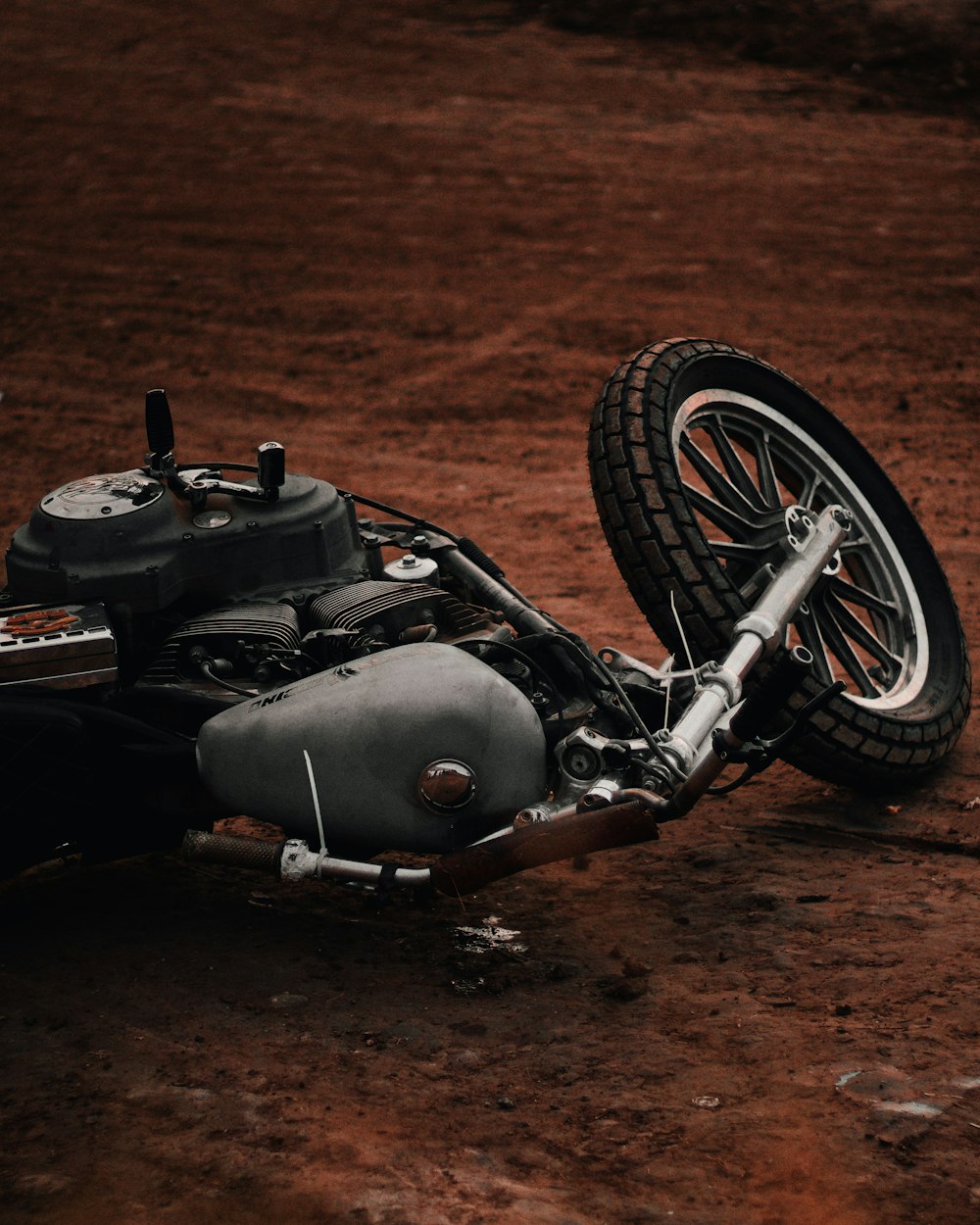 grey and black motorcycle