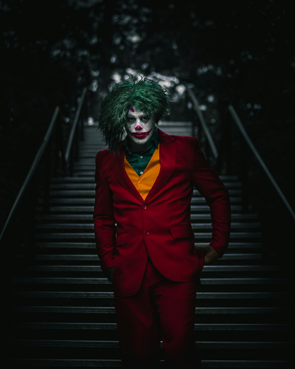 persona che indossa il costume di Joker