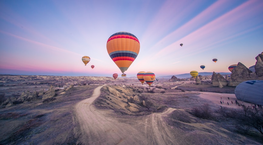 Hot air balloon rides