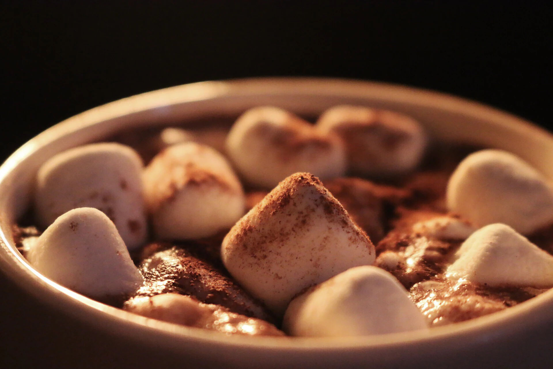 marshmallow in mug