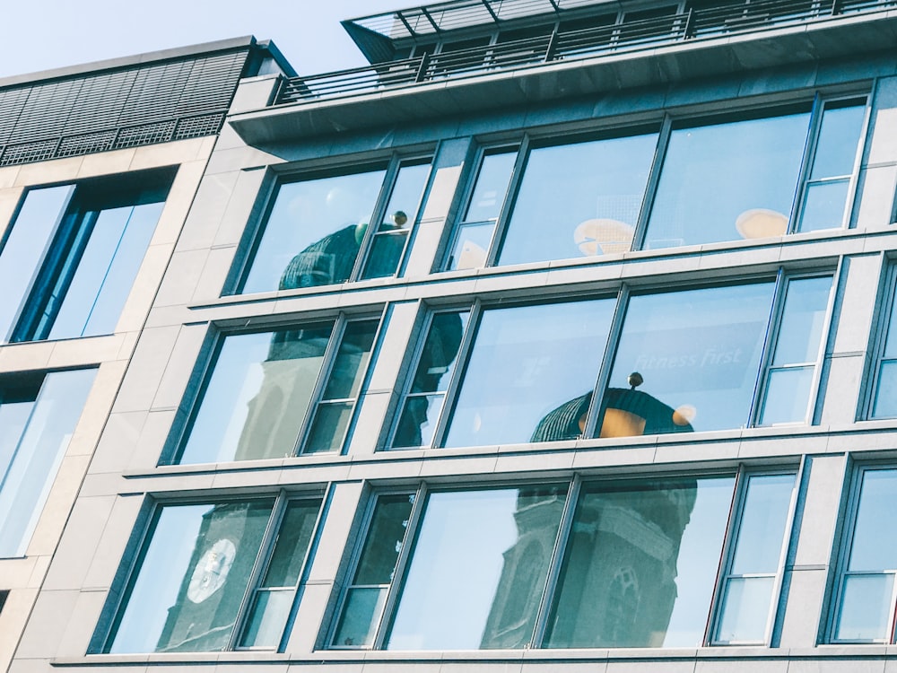 clear glass building windows photo