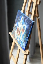 wine glass and bottle painting