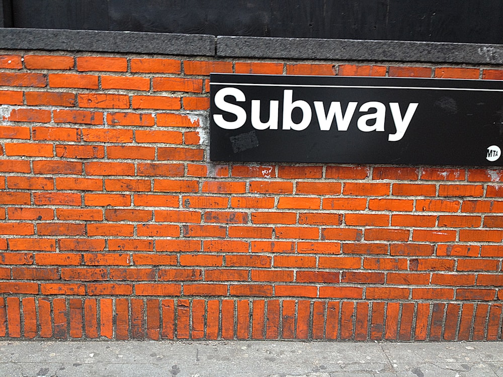 Subway signage