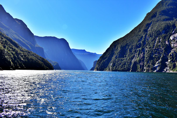 View of Mangla Lake shimmering under a clear blue sky from Mirpur side.