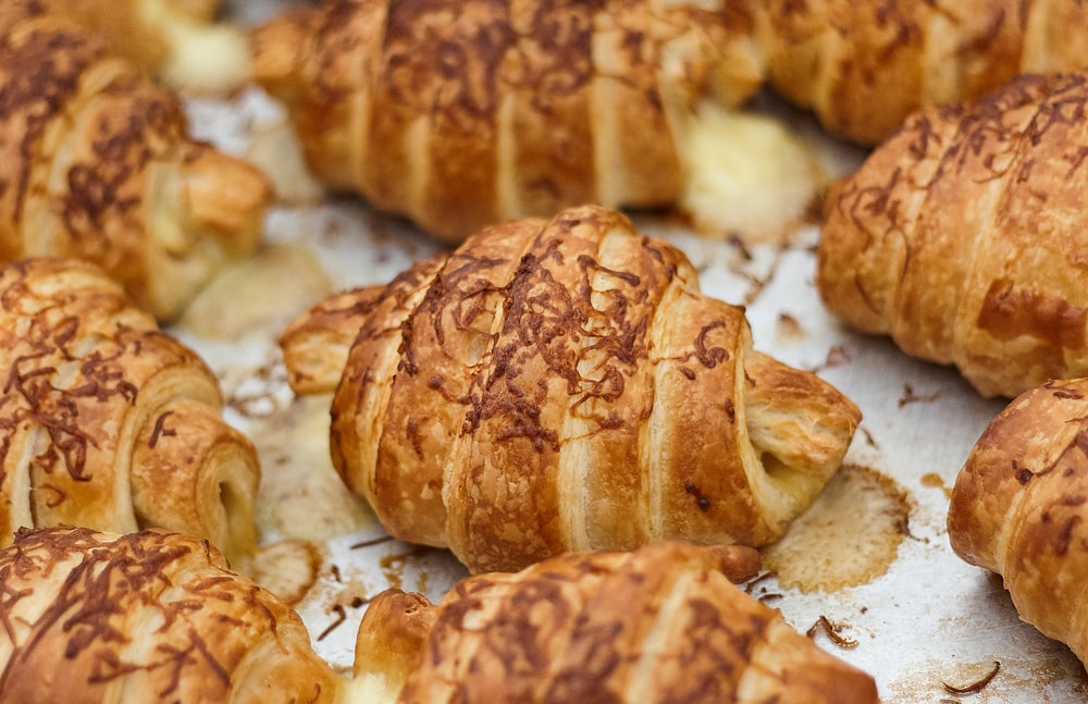 baked croissants