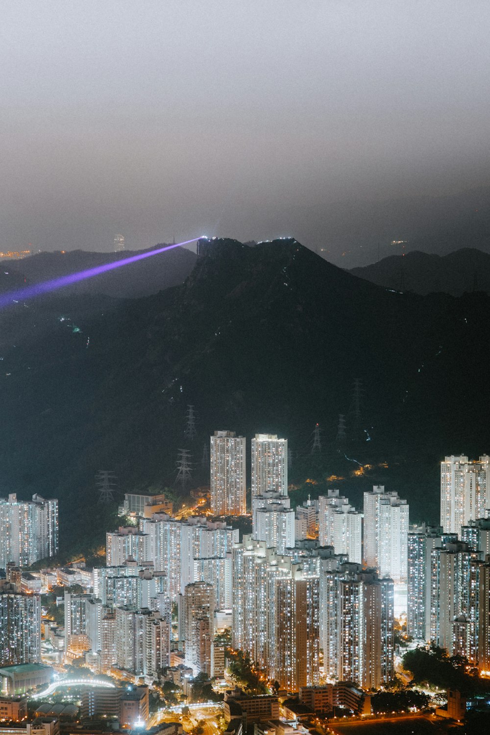 都市の航空写真