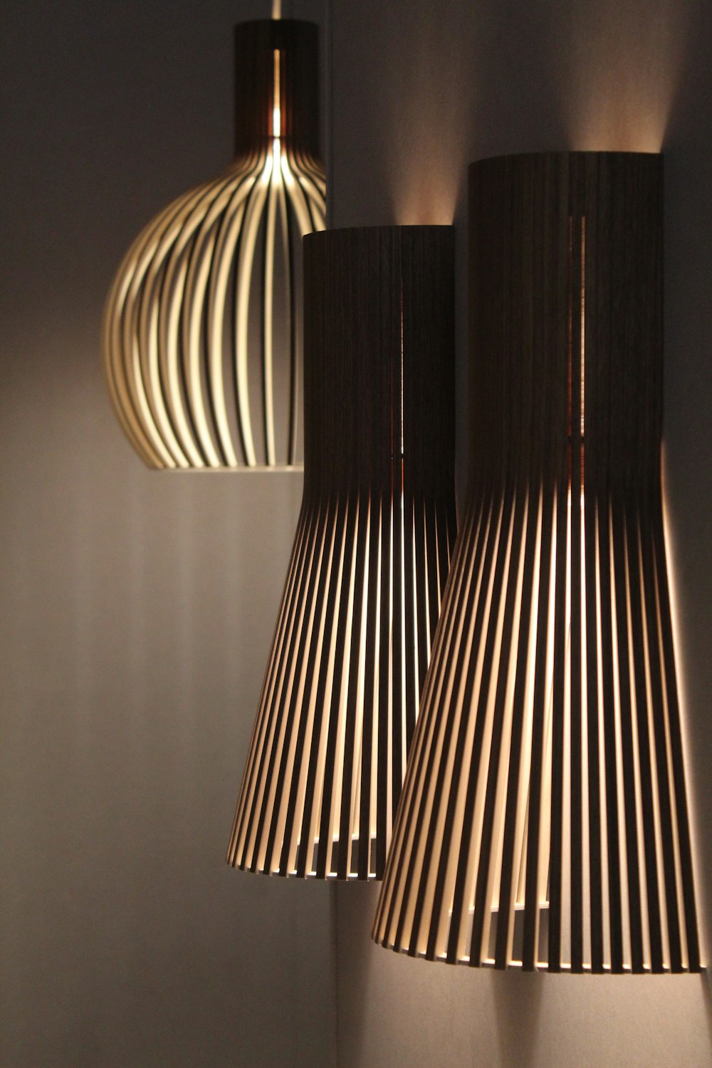 brown pendant lamp