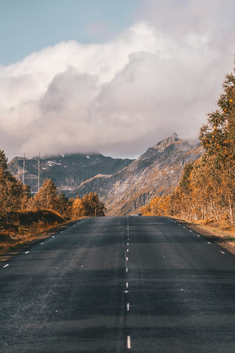 black road during daytime