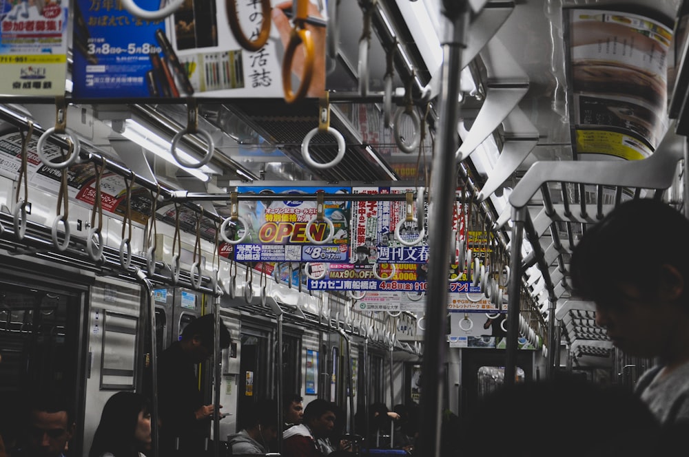 people in train