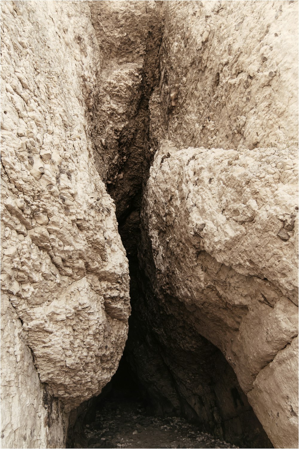 inside cave view