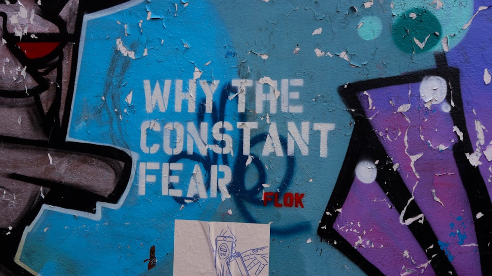 Why the constant fear poster