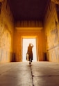 woman standing inside room