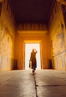 woman standing inside room