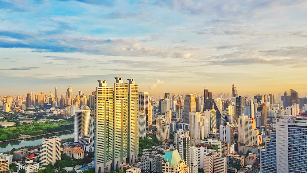 aerial view of city building during daytime