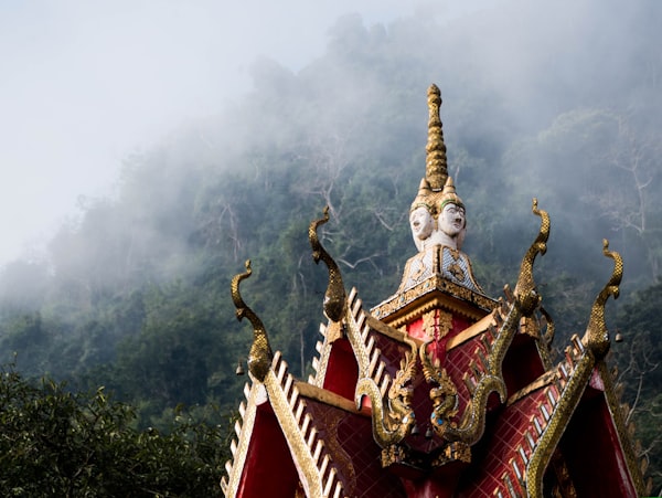 Temple entrance Chiang Mai modest dress