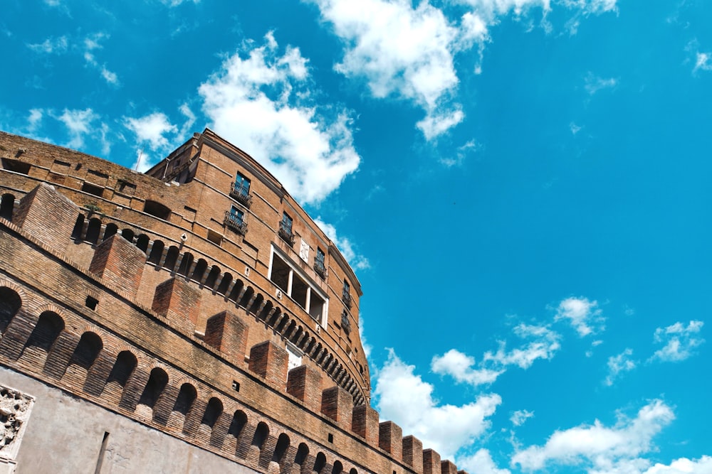 brown concrete colosseum