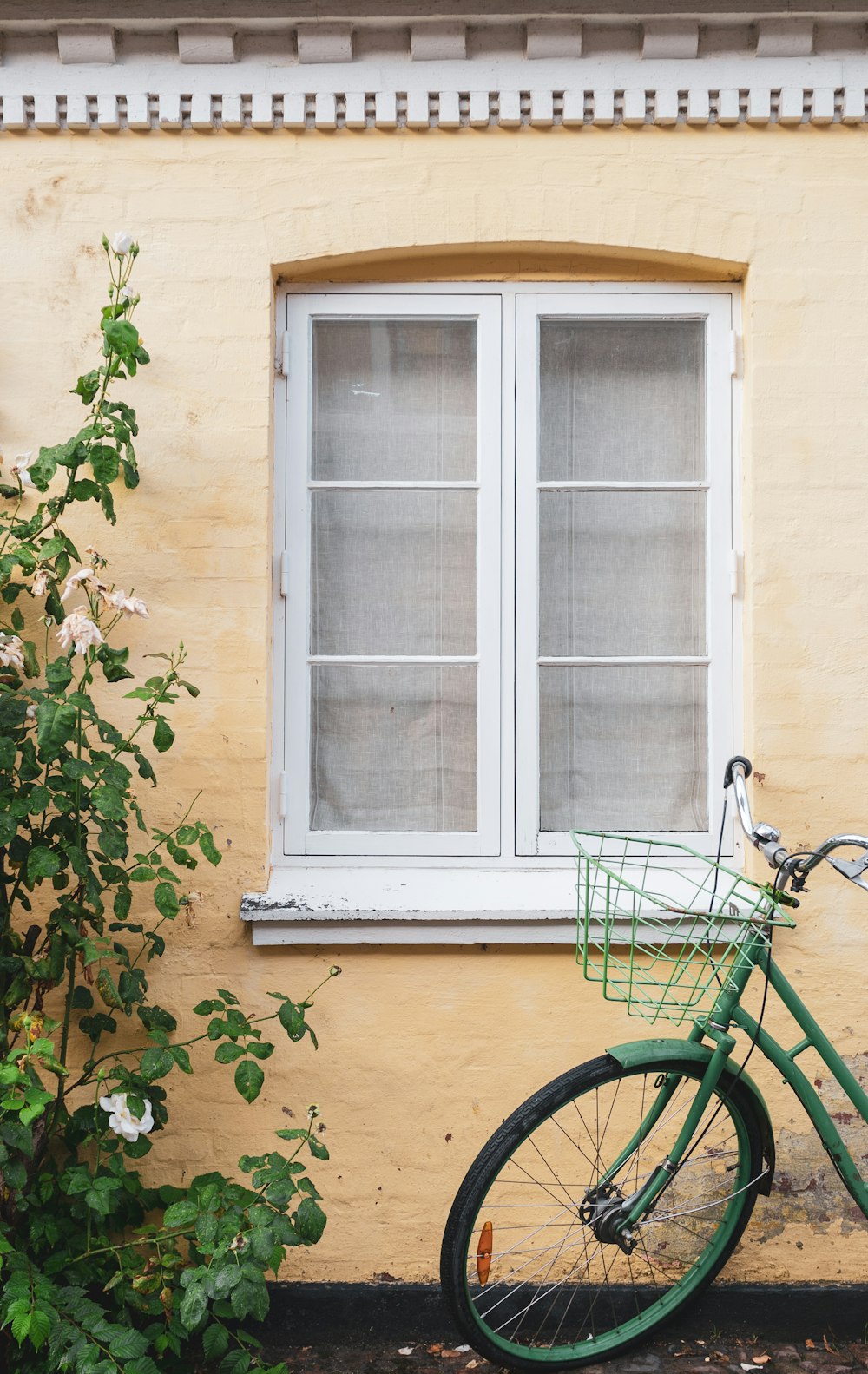 bike outside house