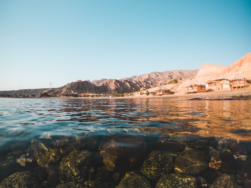 calm body of water