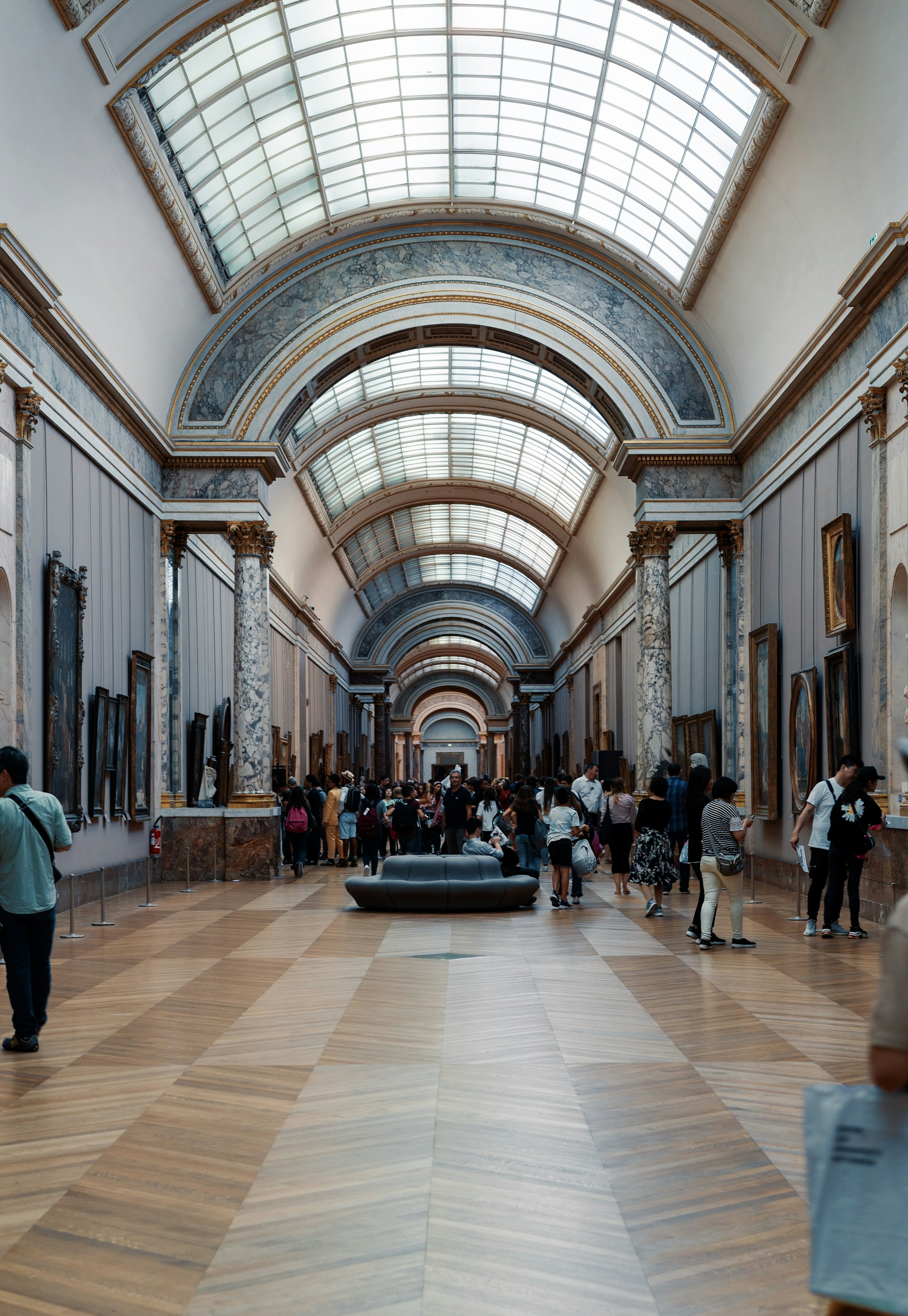 Inside the Louvre 