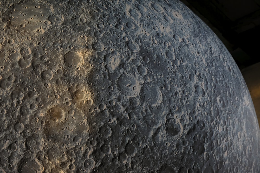 a close up of the surface of the moon