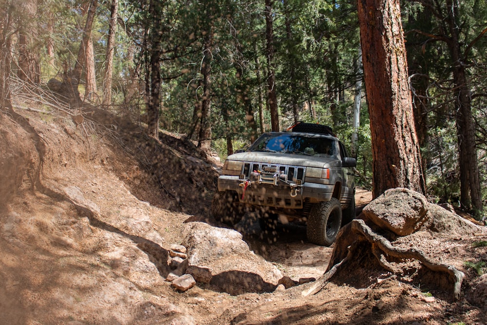 photo of gray off-road vehicle