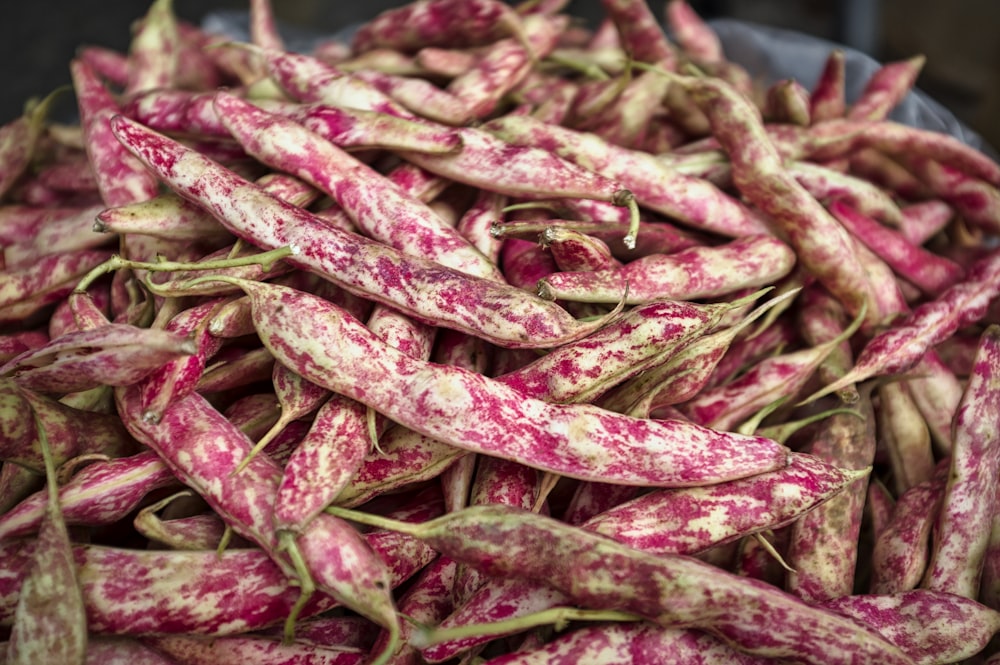 pink and white vegetable