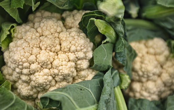 white cauliflowers