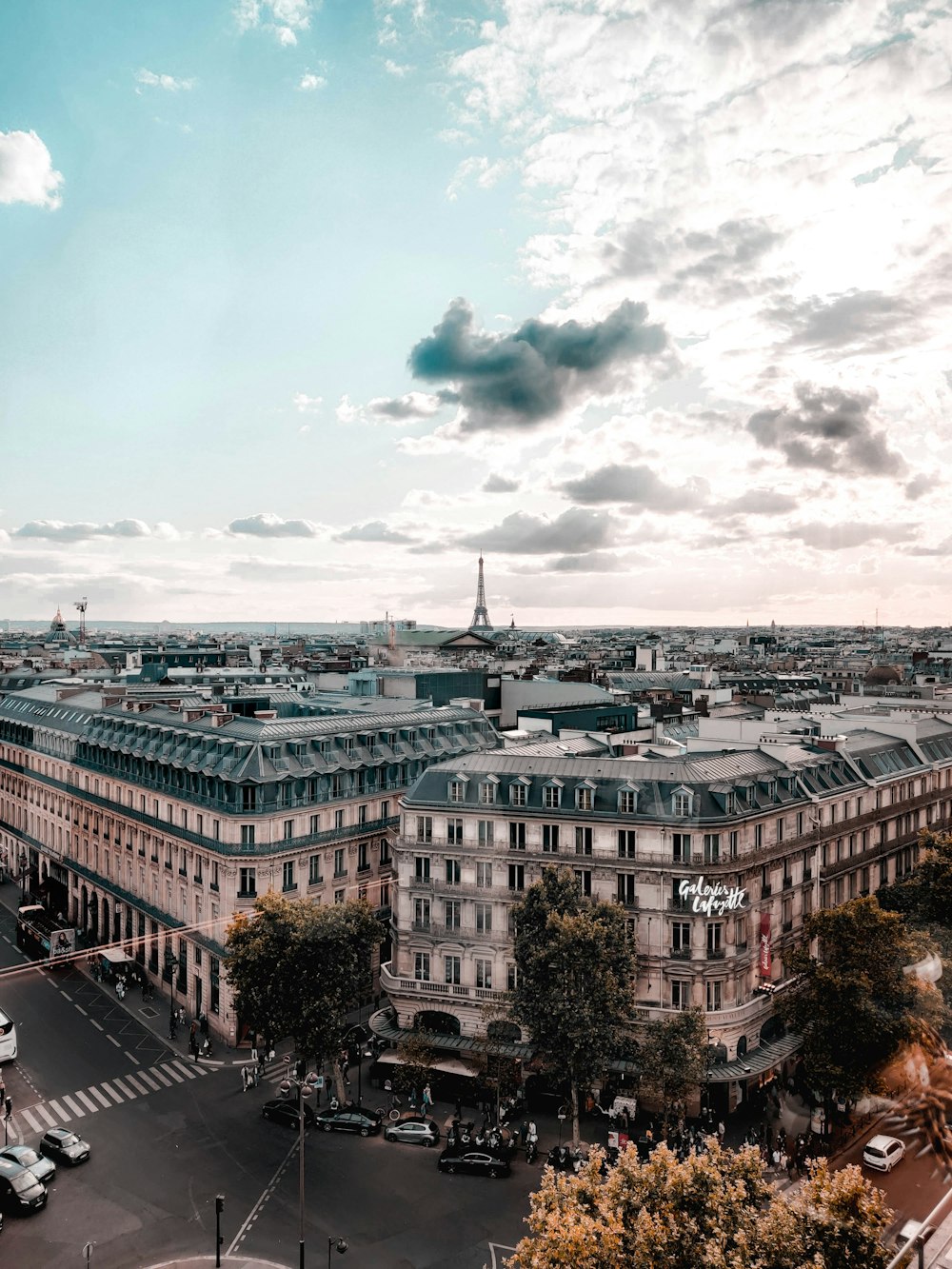 Hochwinkelfoto der Stadtlandschaft