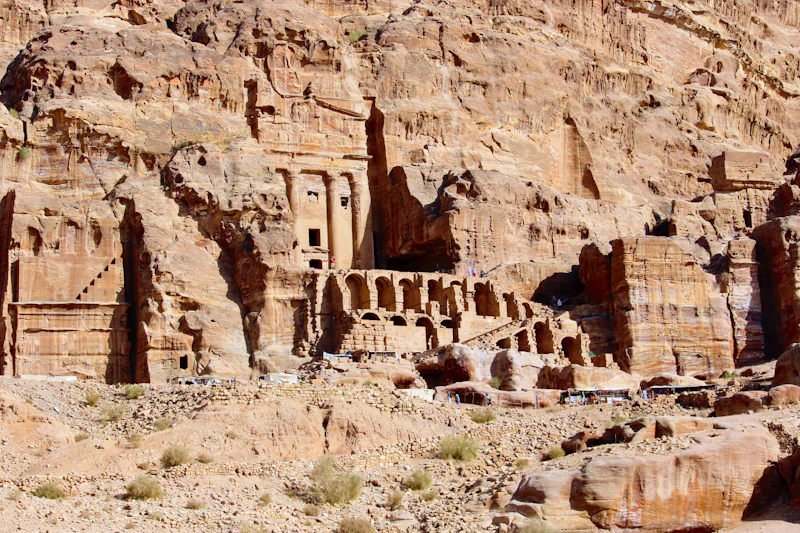La cité antique de Pétra en Jordanie