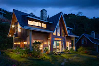 brown and black wooden house