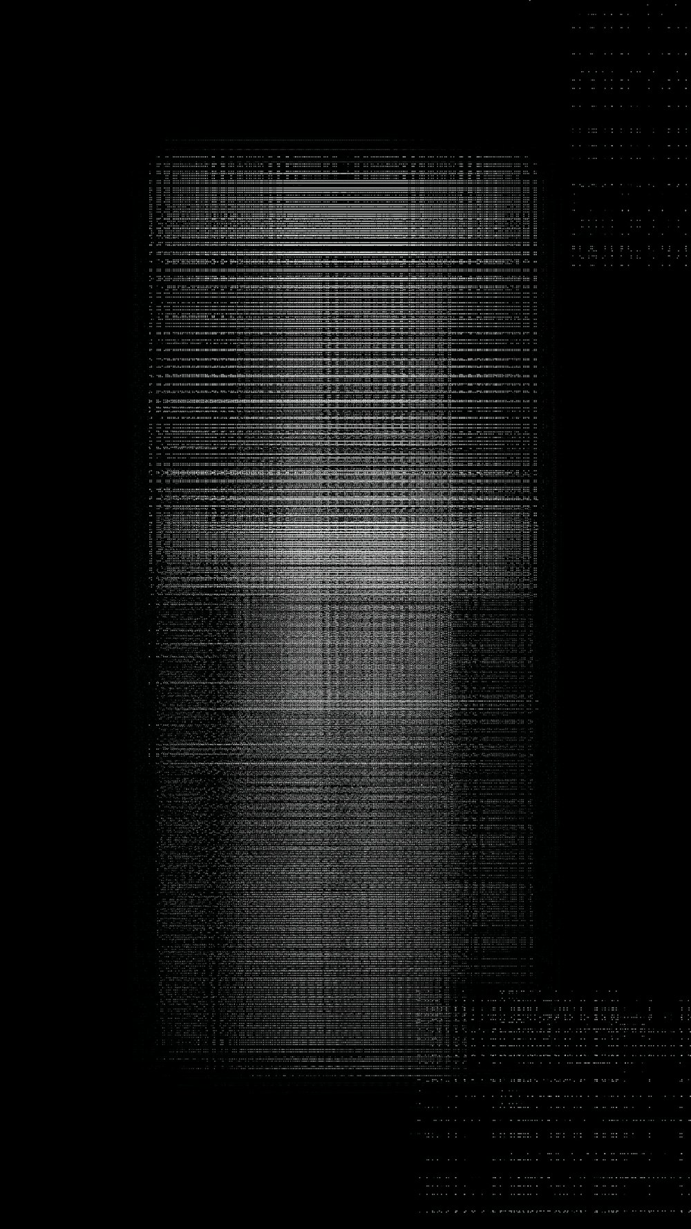 Une photo en noir et blanc d’un carré
