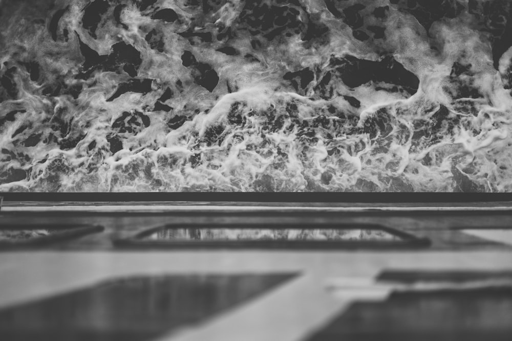 a black and white photo of a fire hydrant