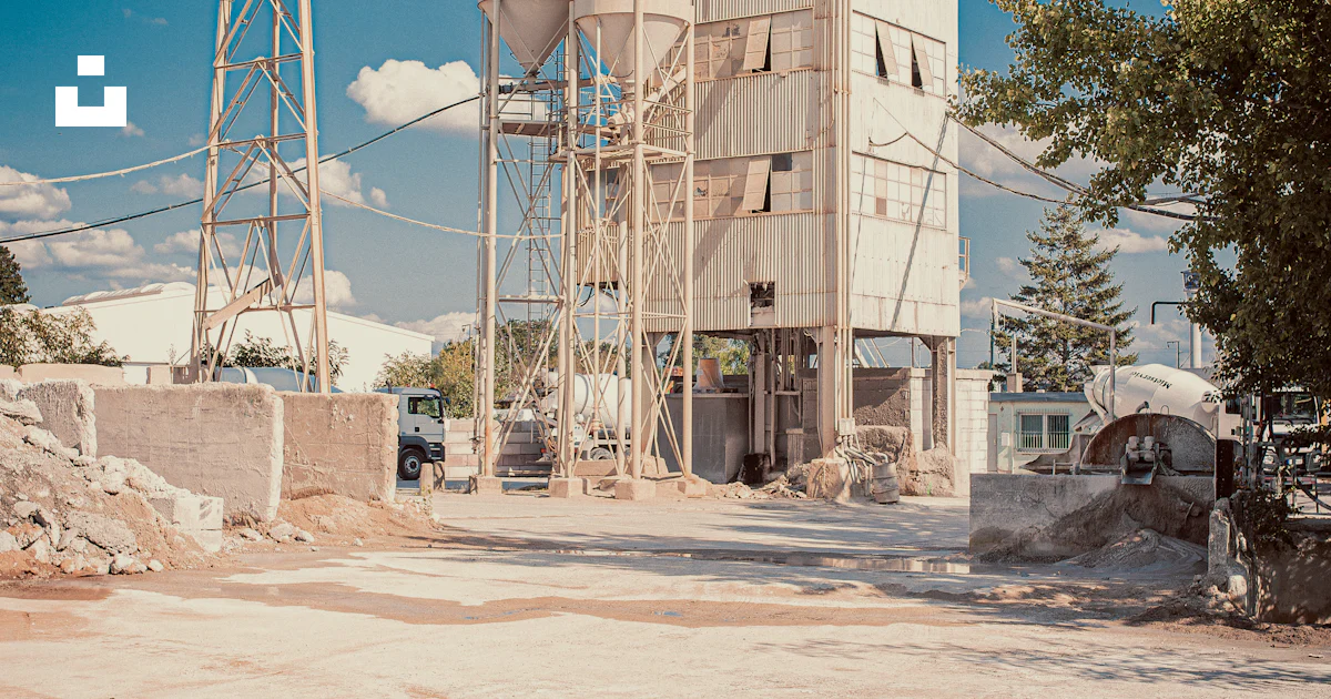 White Factory White factory building near tree photo – Free Architecture Image on ...