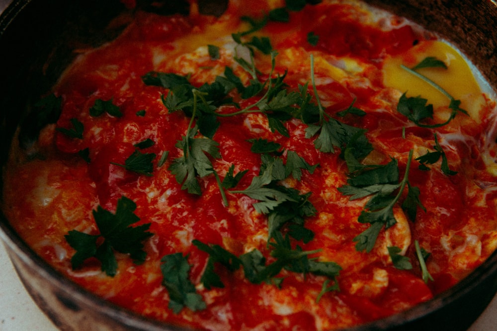 bowl of cooked food