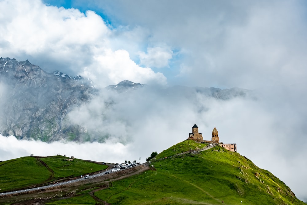 green mountains at daytime