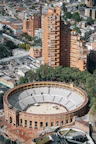 aerial-photography of stadium