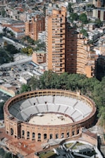 aerial-photography of stadium