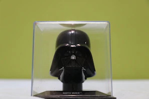 A collector’s hands holding a signed mini helmet with a certificate of authenticity visible.