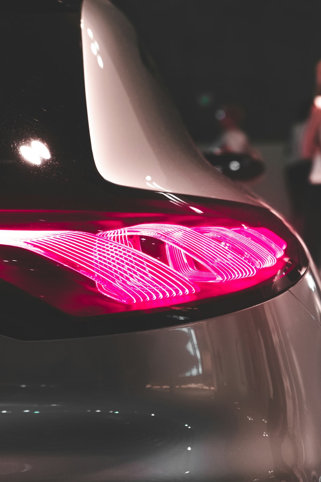 macro photography of vehicle taillight