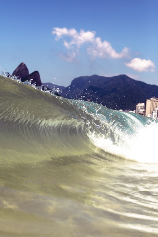 sea waves at daytime in Ipanema Brasil