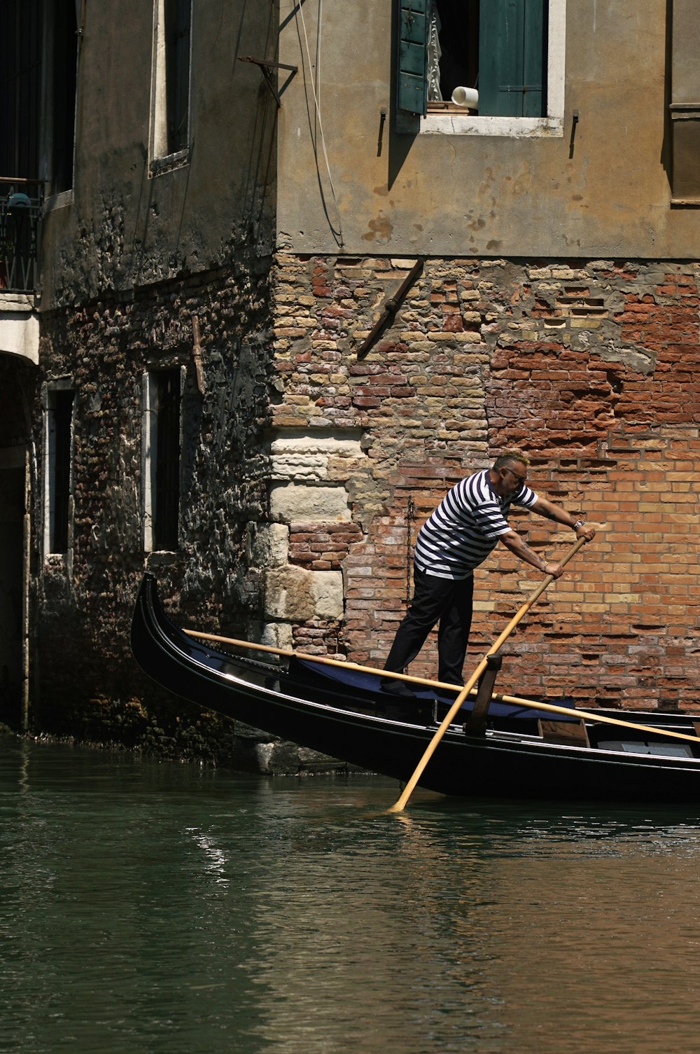 person on boat