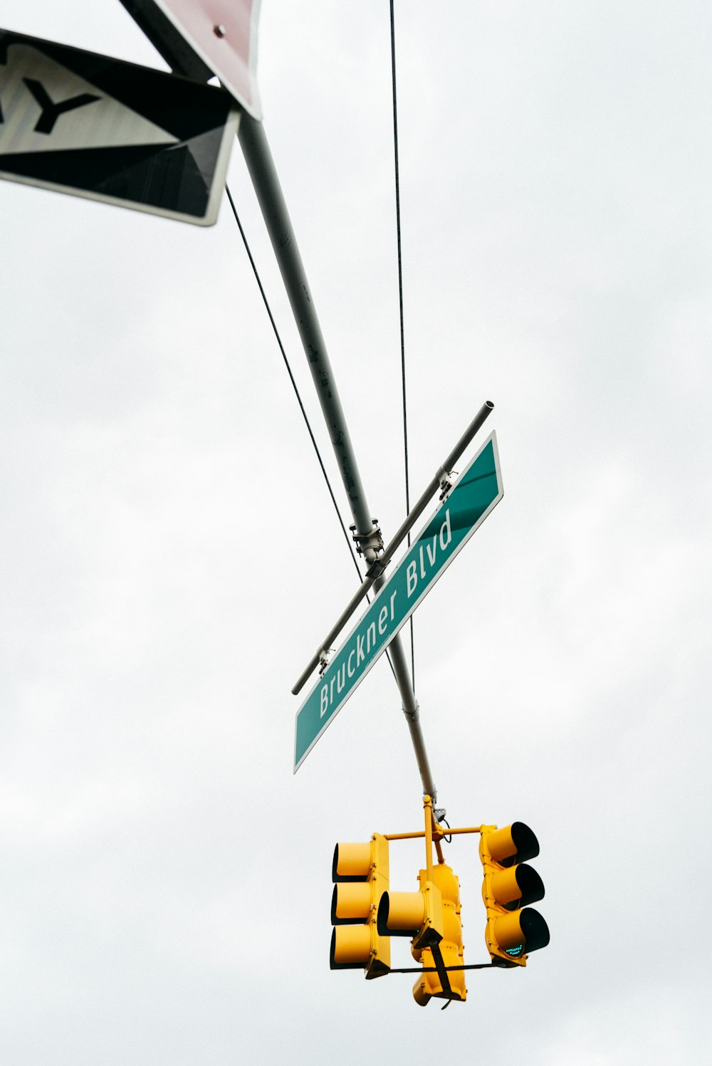 yellow traffic lights