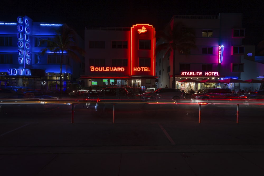 Boulevard Hotel LED signage