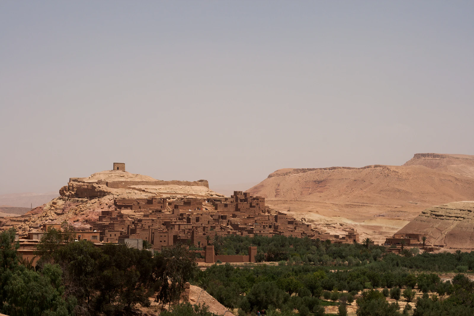 Kasbah landscape near Ouarzazate
