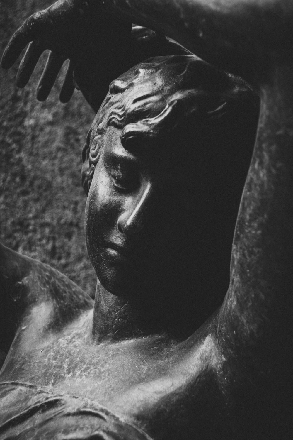 black statue of woman