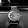 round black Quartz analog watch