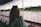 woman riding a passenger vessel